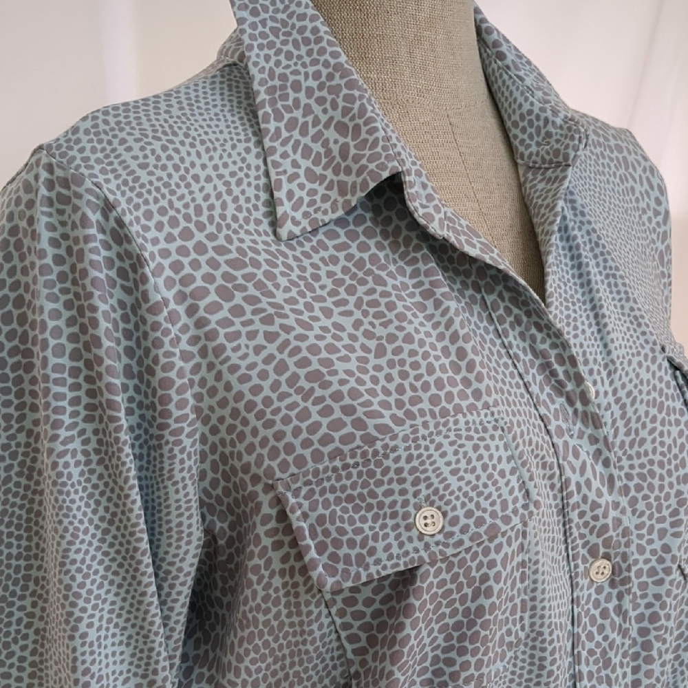 J. McLaughlin "Gilchrist" Catalina Cloth Shirt Dress - Picture 4 of 11